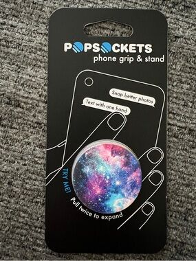 PopSocket Galaxy PopGrip Phone Grip & Stand - Purple, Blue, Pink
